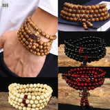 Bracelets Bouddhistes - Bois | braceletshomme.fr