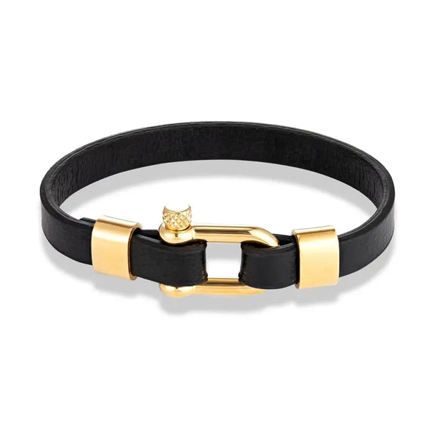 Bracelet homme ancre luxe