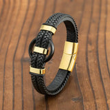 Bracelets Cuir Homme - Black Agate | braceletshomme.fr