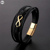 Bracelets Cuir Homme - Infini | braceletshomme.fr